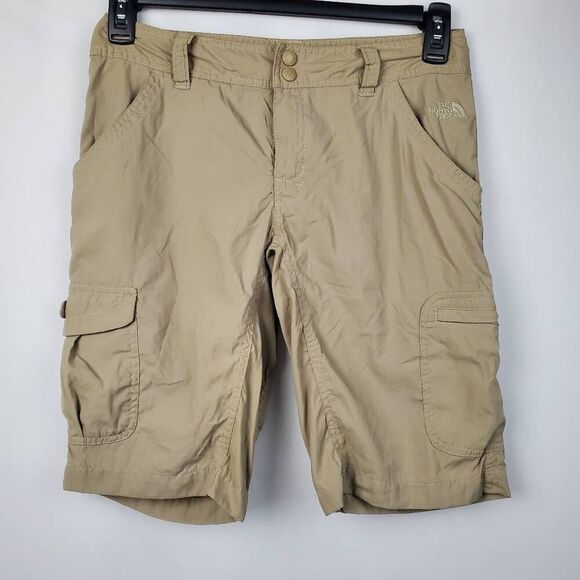 The North Face Size 6 Khaki Shorts - Picture 1 of 5